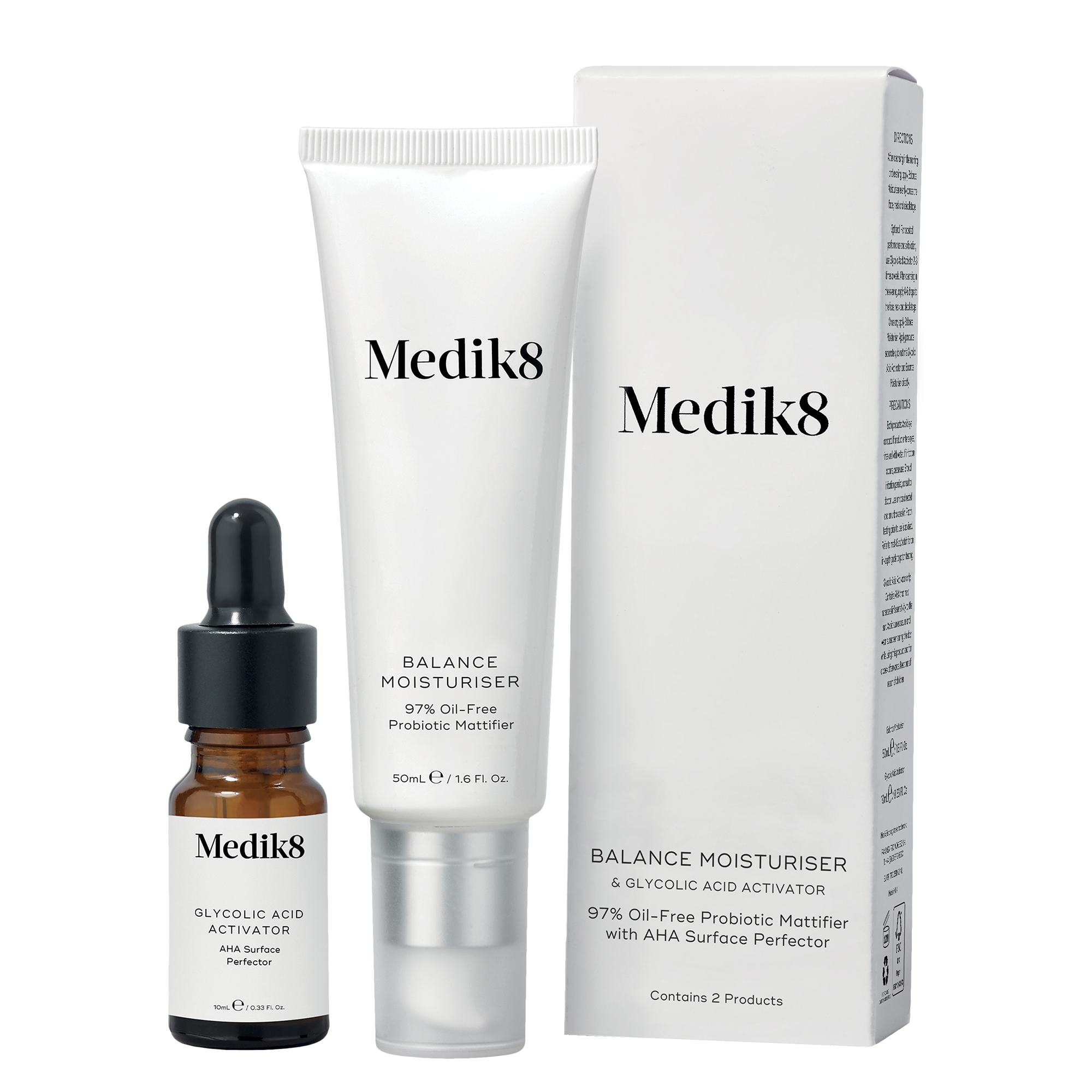 Medik8 Balance Moisturiser + Glycolic Acid Activator
